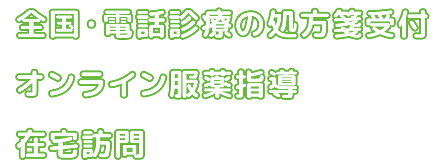 オンライン服薬指導　在宅訪問